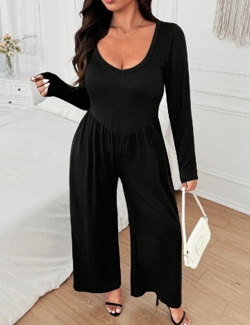 Salopeta SHEIN CURVE, negru