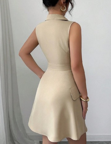 Rochie scurta SHEIN, maro
