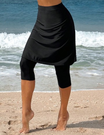 Fusta pantalon SHEIN, negru