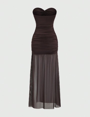 Rochie lunga SHEIN, maro