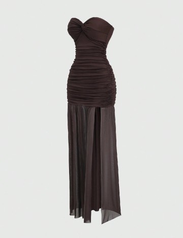 Rochie lunga SHEIN, maro