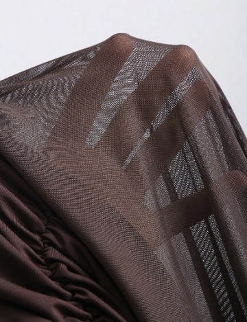 Rochie lunga SHEIN, maro