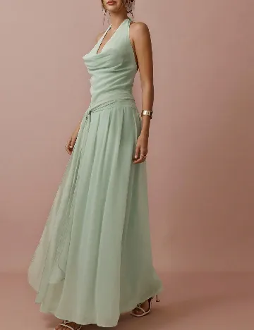 Rochie lunga SHEIN, verde