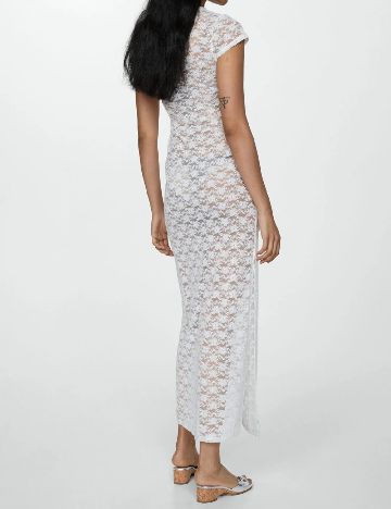 Rochie de plaja Mango, alb