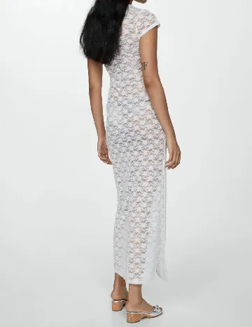 Rochie de plaja Mango, alb