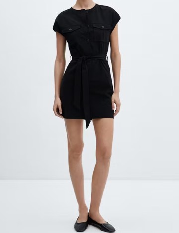 Rochie scurta Mango, negru