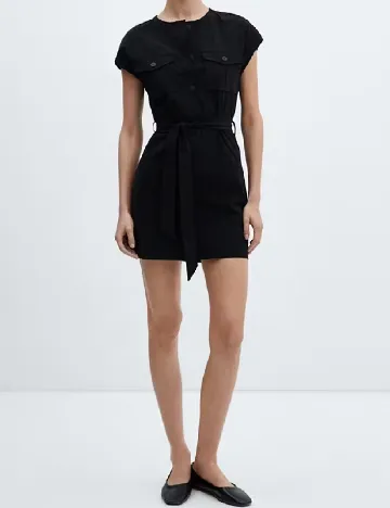 Rochie scurta Mango, negru