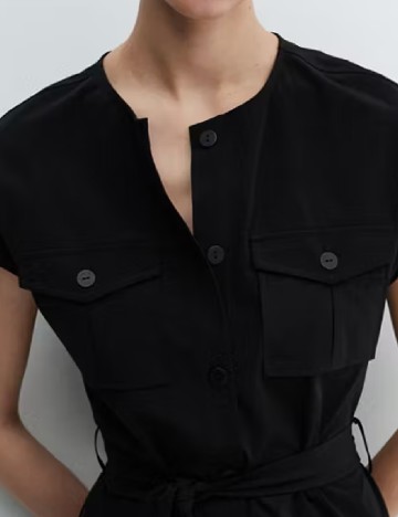 Rochie scurta Mango, negru