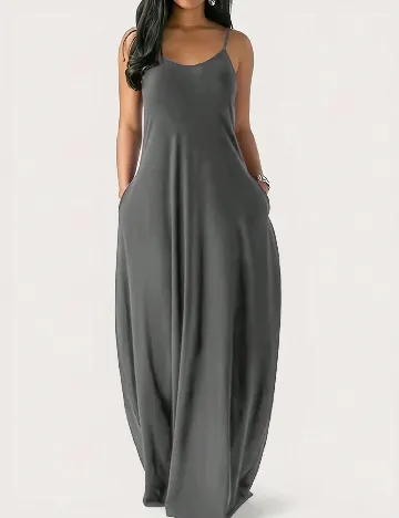 Rochie lunga SHEIN, gri