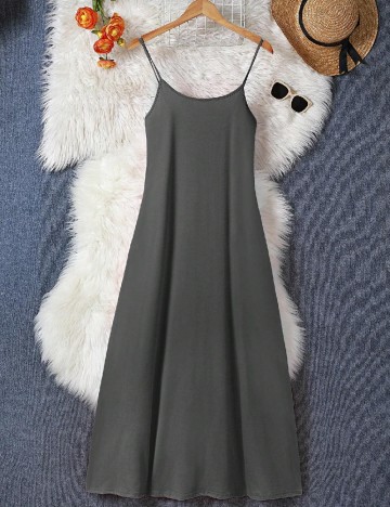 Rochie lunga SHEIN, gri