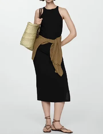 Rochie medie Mango, negru