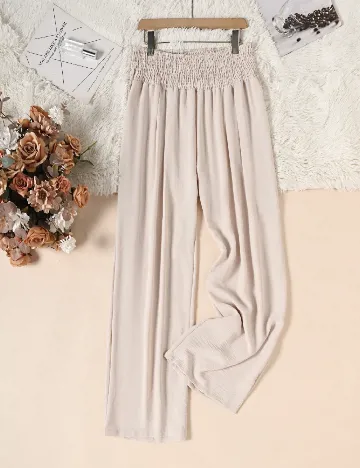 Pantaloni SHEIN CURVE, bej