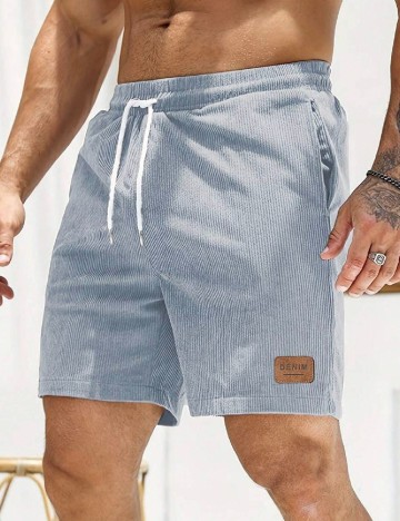 Pantaloni scurti SHEIN, albastru