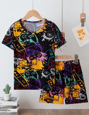Compleu Shein Kids, mix culori