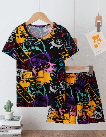 Compleu Shein Kids, mix culori