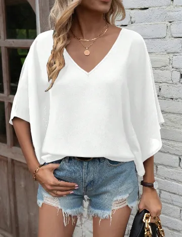 Bluza SHEIN, alb