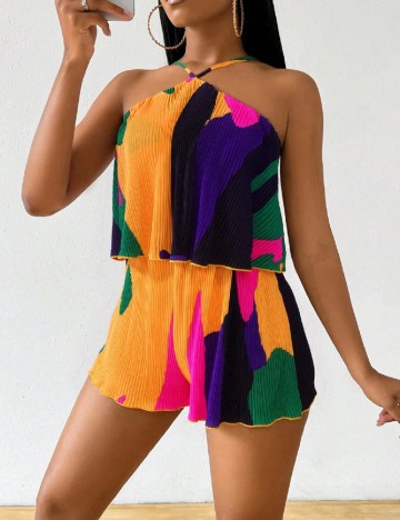 Salopeta SHEIN, mix culori