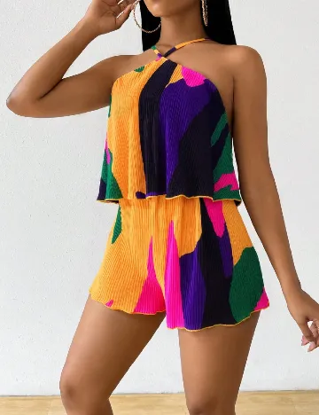 Salopeta SHEIN, mix culori