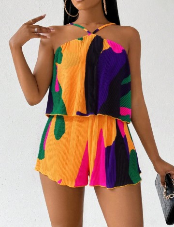 Salopeta SHEIN, mix culori