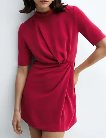 Rochie scurta Mango, roz