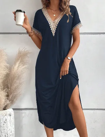 Rochie medie SHEIN, bleumarin