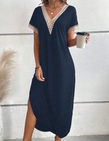 Rochie medie SHEIN, bleumarin