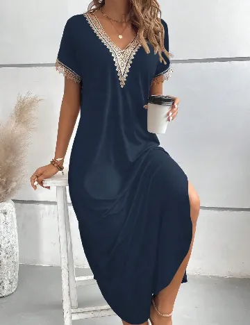 Rochie medie SHEIN, bleumarin