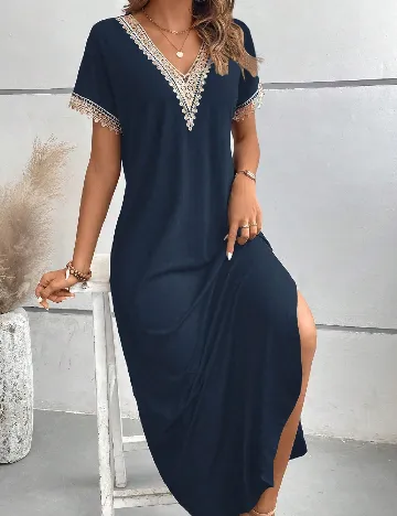 Rochie medie SHEIN, bleumarin
