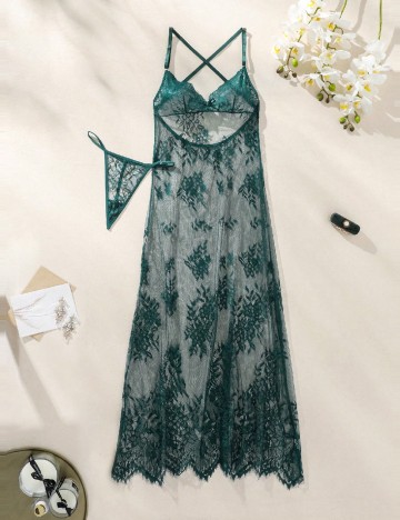 Set lenjerie SHEIN, verde