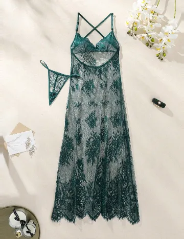 Set lenjerie SHEIN, verde