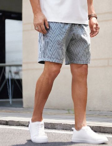 Pantaloni scurti SHEIN, albastru