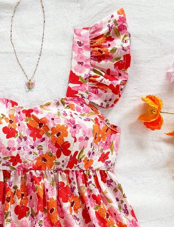Top SHEIN, floral print