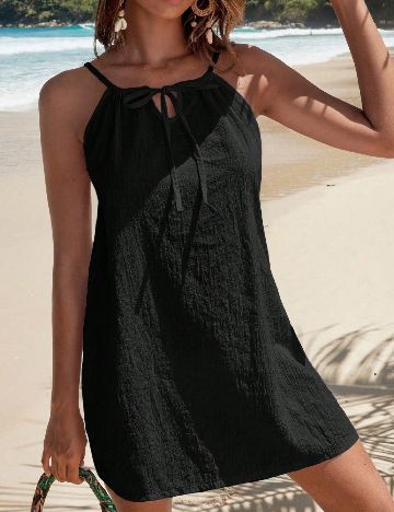Rochie de plaja SHEIN, negru