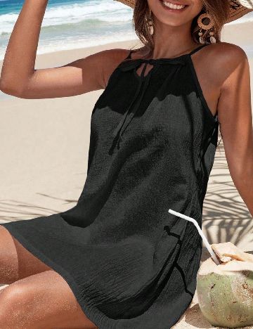 Rochie de plaja SHEIN, negru