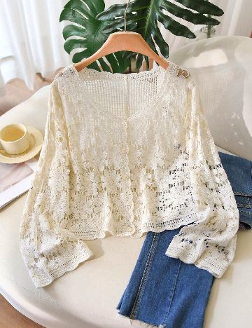 Bluza SHEIN CURVE, crem