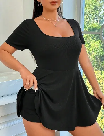 Salopeta SHEIN CURVE, negru