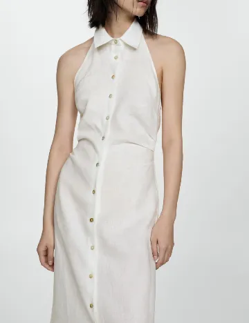 Rochie medie Mango, alb