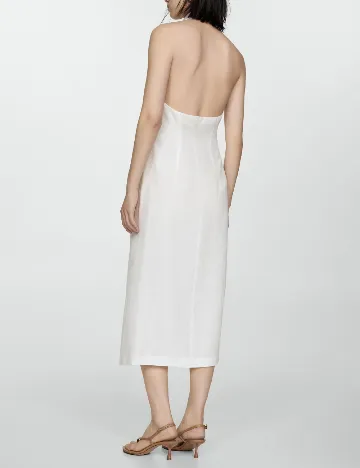 Rochie medie Mango, alb