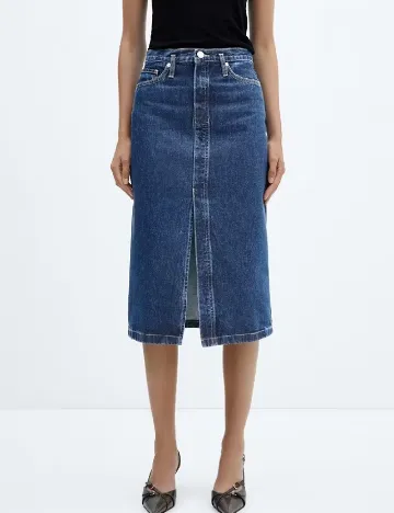 Fusta Mango, bleumarin