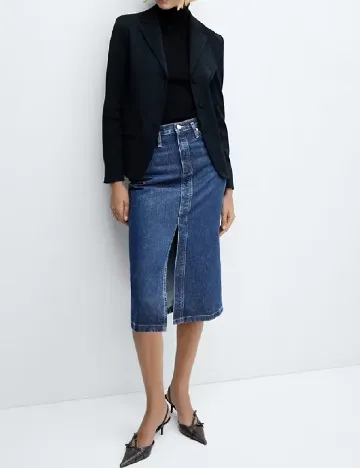 Fusta Mango, bleumarin