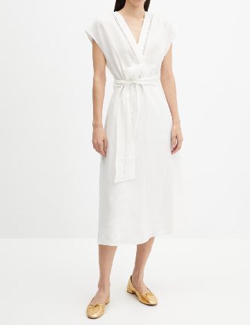 Rochie medie Mango, alb
