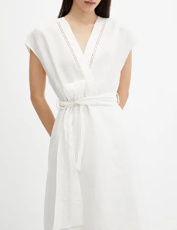 Rochie medie Mango, alb