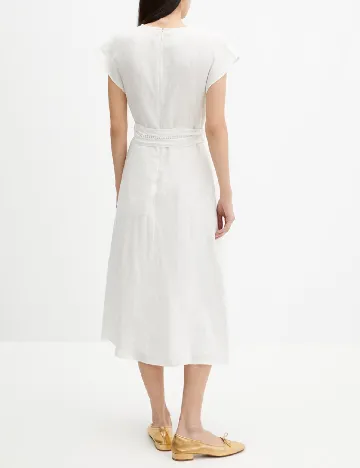 Rochie medie Mango, alb