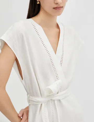 Rochie medie Mango, alb
