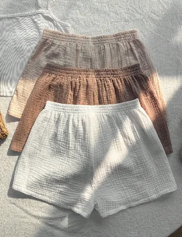 Set Pantaloni scurti 3 perechi Shein Kids, mix culori
