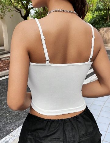 Top SHEIN, alb
