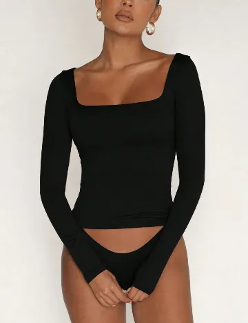 Bluza SHEIN, negru