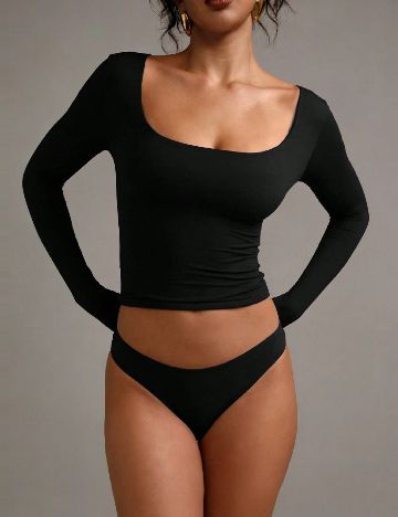 Bluza SHEIN, negru