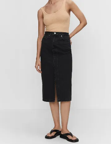 Fusta Mango, negru