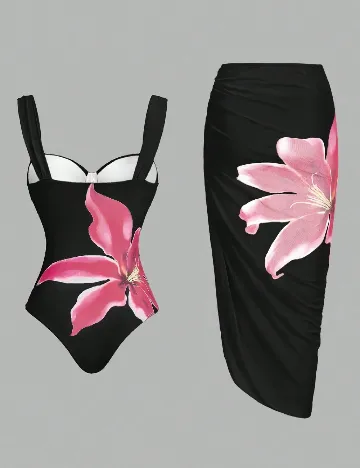 Costum de baie SHEIN, negru